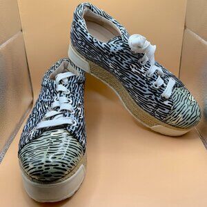 Kenzo Canvas Animal Print Espadrille Sneakers Women - Authentic